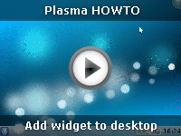 Add widget to desktop